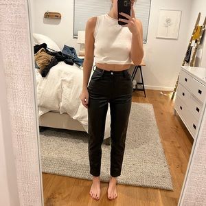 BRAND NEW WE WORE WHAT FAUX LEATHER PANTS